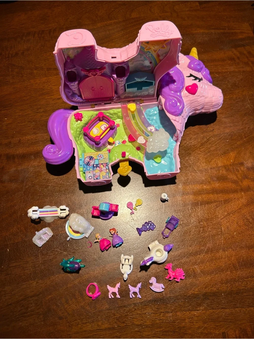 Large Lot of Polly Pockets and Accessories/Sets